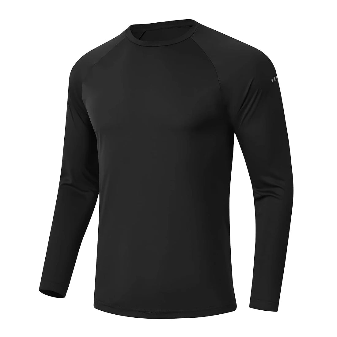 Men UPF 50+ Long Sleeve T-Shirt, Rash Guard Breathable Tops, Pullover Shirt for Sport Fishing Hiking Workout Outdoor Beach