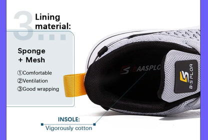 Baasploa Lightweight Running Shoes For Men New Men's Designer Mesh Casual Sneakers Lace-Up Male Outdoor Sports Tennis Shoes