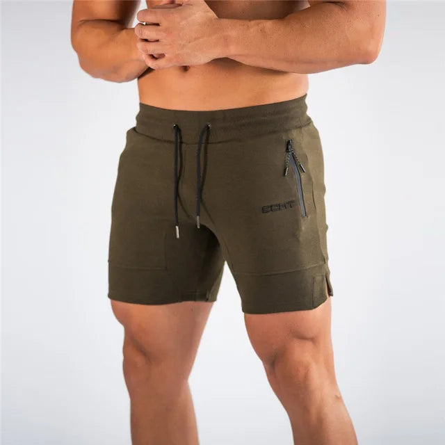 2024 new Sports Shorts Men Beaching Shorts Zip pocket Trousers Bodybuilding Sweatpants Fitness Jogger Running Gyms Men Shorts