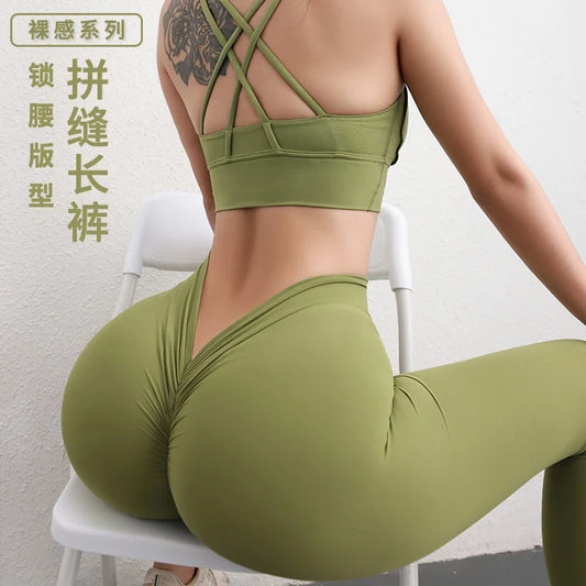 Yoga Sporty Leggings For Women Fitness Women's Leggings Sports Tights Pants Sportswear Woman Gym Trousers Yoga Workout Clothes