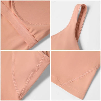 Sports Bra for Women Yoga Top Fixed Chest Pad Gym Vest Shock-proof Workout Tops Yoga Clothes U-shaped Back Fitness Crop Top