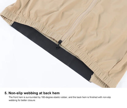 HISERWA Men Cycling Jacket Windproof Waterproof Lightweight Long Sleeve Mountain Bike Jacket Motorcycle Jacket Cycling Clothing