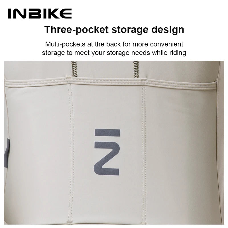 INBIKE Women's Thermal Cycling Jacket Winter Warm Fleece Bicycle Riding Sportswear Windproof Long Sleeve Reflective Outdoor Wear