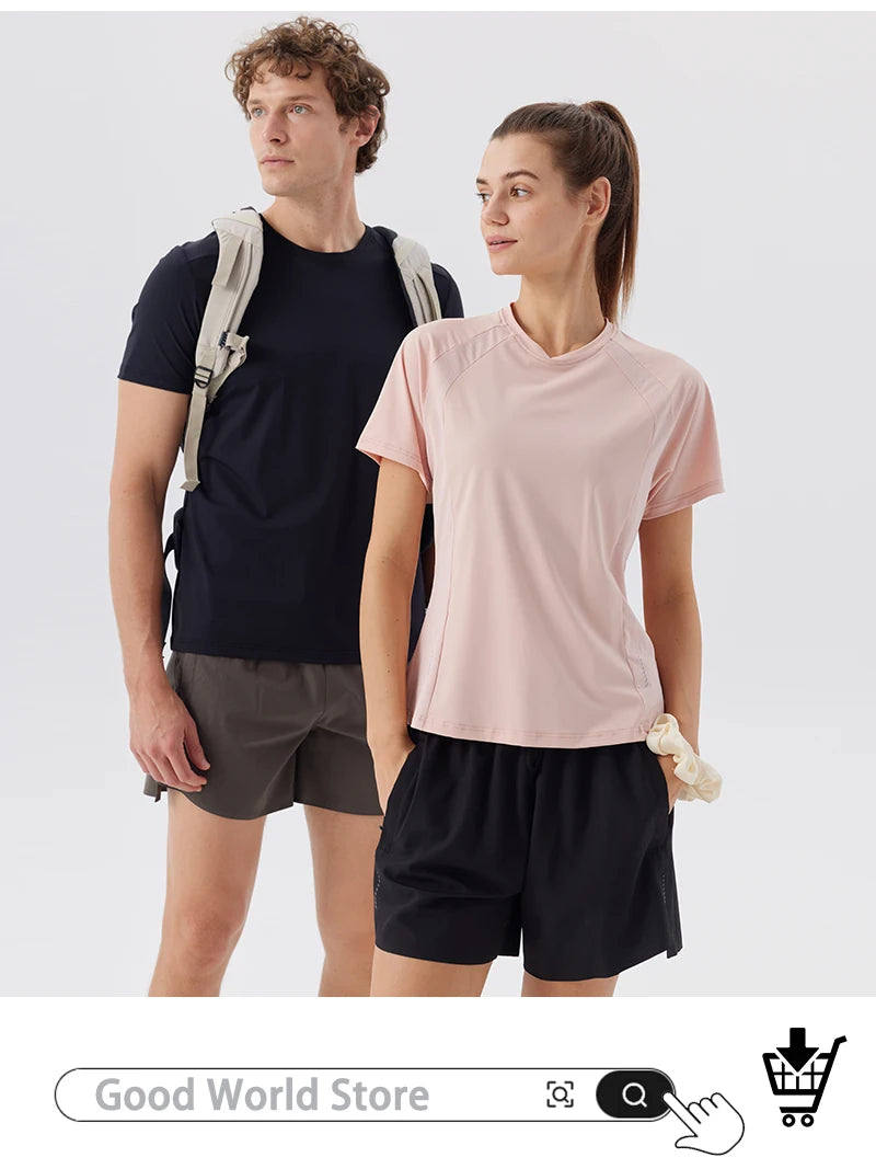 Summer Women's Quick Dry Running Sports T-Shirt Gym Fitness Training Wear for Tennis Golf Yoga Breathable Sportswear Top