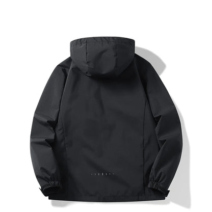 Autumn New Men's Mountaineering Jacket Windproof and Waterproof Fabric Fashion Hip Hop Design Casual Oversize Outdoors Coat