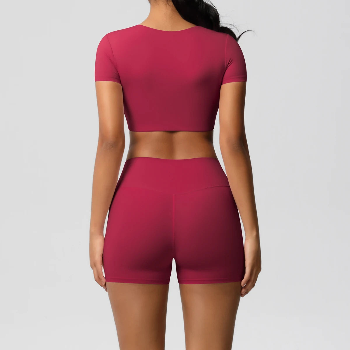 Workout Sportswear 2Pcs Piece Female Women Active Wear Sports Tank Top Women Gym Workout Leggins Booty Bum Leggins