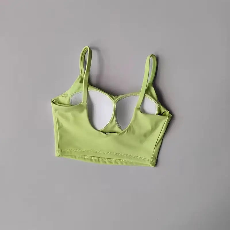 Sports Bra Top for Women, Push Up, Fixed Padded, Push Up Tops, Fitness Vest, Running, Gym Bra, Yoga, Breathable Sports Underwear
