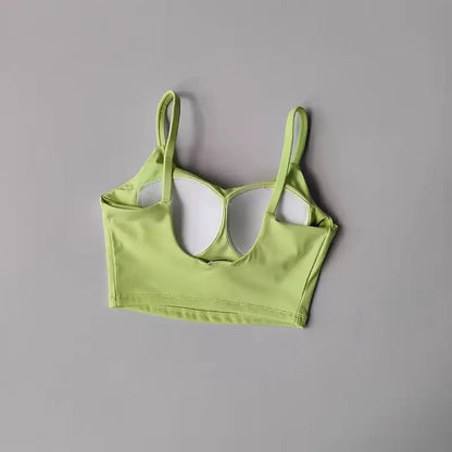 Sports Bra Top for Women, Push Up, Fixed Padded, Push Up Tops, Fitness Vest, Running, Gym Bra, Yoga, Breathable Sports Underwear