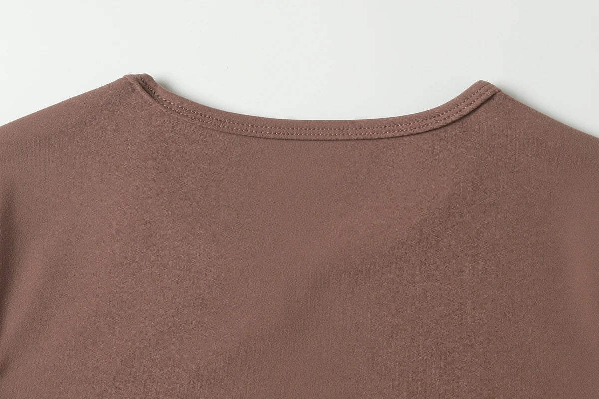 Ctenkevet Sports Long Sleeved Shirts Women Casual Outdoor Top Gym Fitness Wear T-shirt  Yoga Shirt Push Up Workout Clothes Women