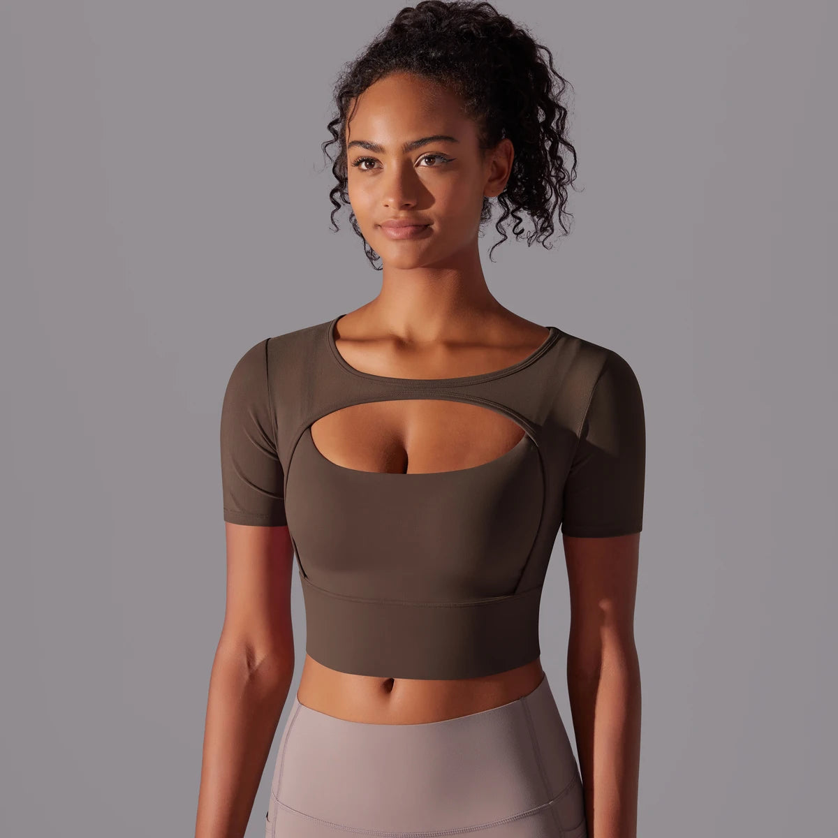 Women's Mesh Yoga Shirt Sexy Short Sleeve T-Shirt Sport Top Blouse Cover Up Quick Dry Gym Clothes Running Fitness Tank Sportwear