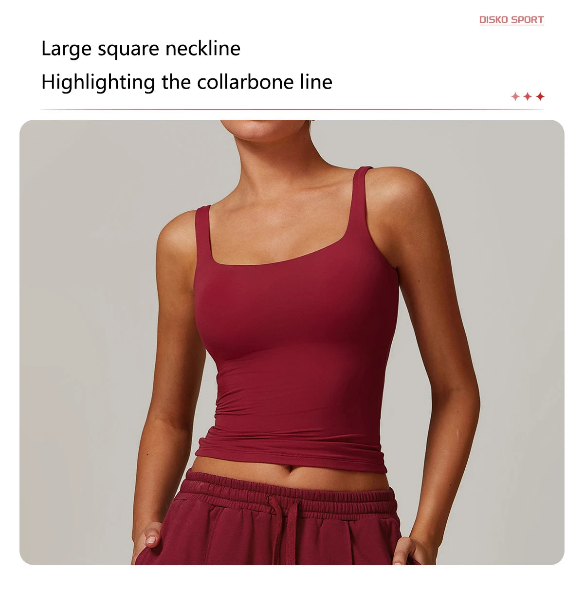 Ctenkevet Women's Workout Yoga Tank Top Quick-Dry Gym Sports Vest Female Running Tight Top Women U-Back Fitness Underwear