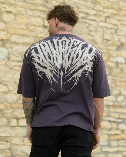 Loose Fit Men's T-Shirt American Trendy Brand Cotton Blend Short Sleeve Fitness Sporty Summer Casual Wear Dry Fast T-Shirt