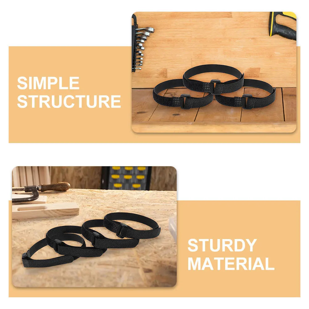 10Pcs Adjustable Yoga Mat Straps Nylon Hook Loop Fastening Bands for Portable Storage and Secure Carrying Yoga Block Carrier