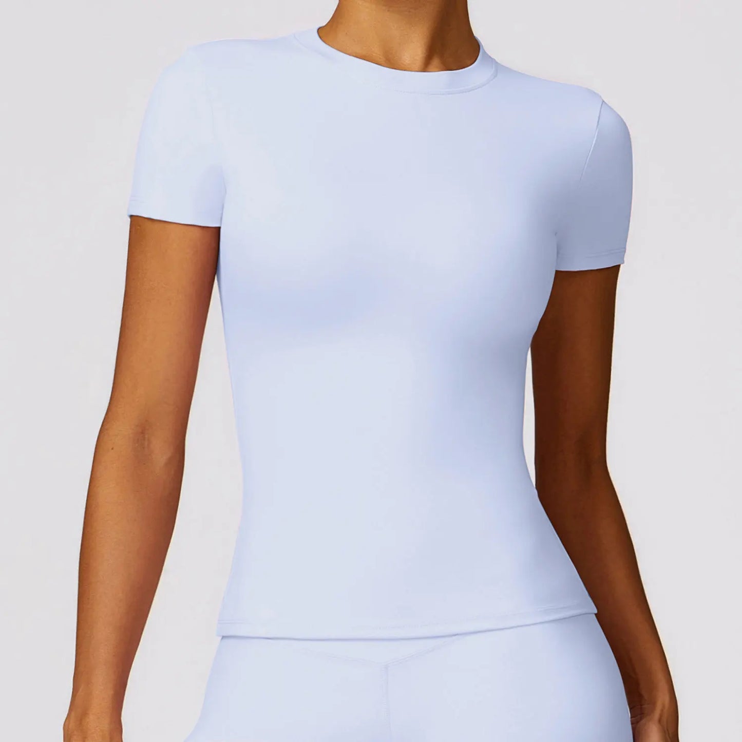 NCLAGEN Gym Top Women Short Sleeve Workout Clothes Sports T Shirt Femme Fitness Activewear Running Accessories Yoga Tight Tops