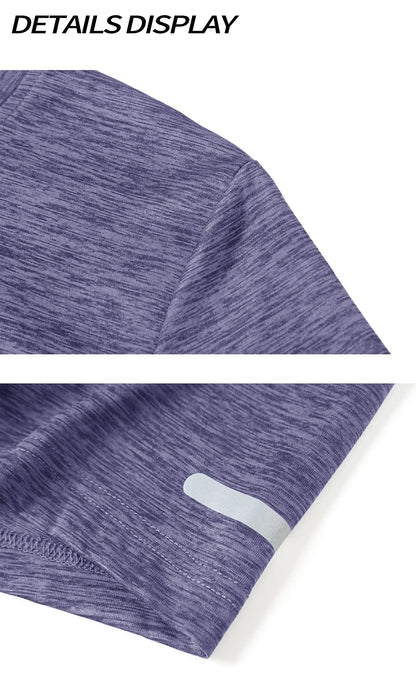 TACVASEN Elastic Moisture Wicking Summer T-shirts Women's Casual T-shirts Crew Neck Workout Running Shirts Sports Tee Gym Tops