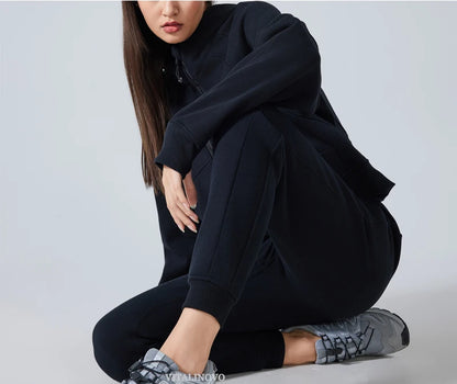 VITALINOVO Women's Zip Up Hoodies Fleece Workout Jackets Sweatshirts Athletic Casual Long Sleeve Sweatshirts with Thumb Holes