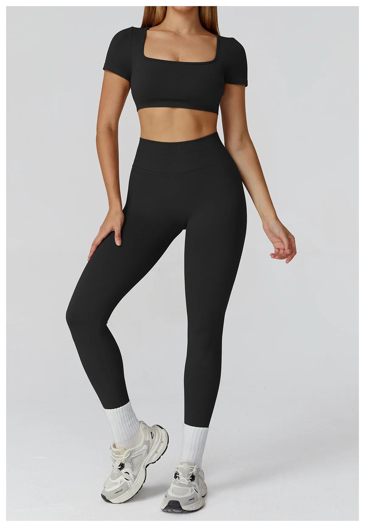 Seamless Women's Yoga Crop Top Sport Short Sleeve T Shirts Fitness Clothes New Yoga Shirt Gym Sexy Backless Top Quick Drying Top