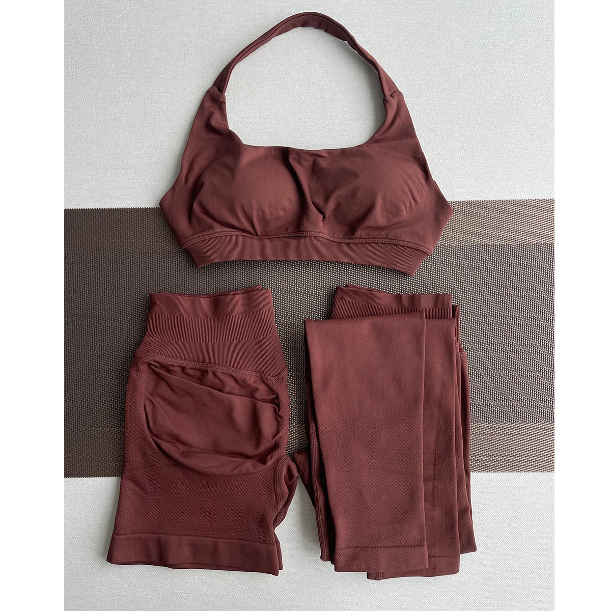 TKITK Leggings Women Seamless Sports Yoga Pants Low Ribbed Band Gym clothes Fitness Workout wear Scrunch Bum Tights