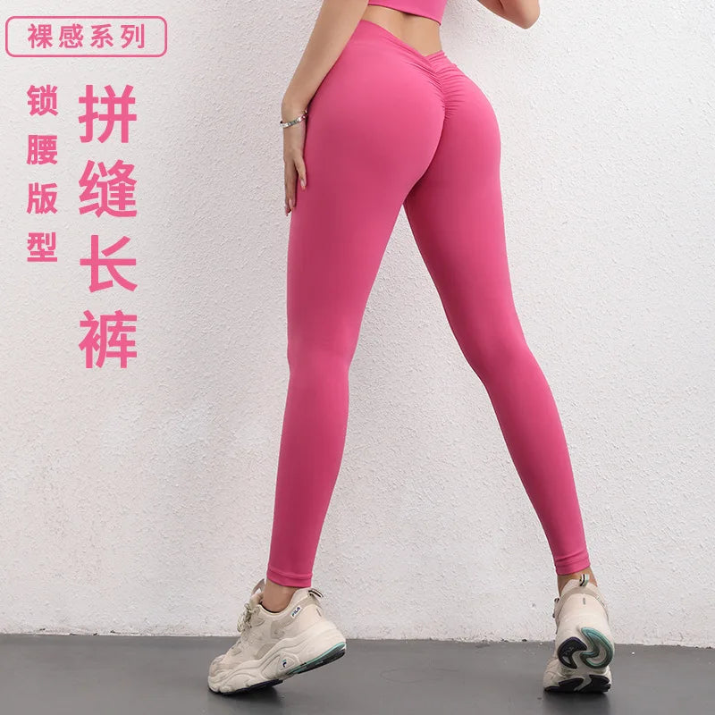 Yoga Sporty Leggings For Women Fitness Women's Leggings Sports Tights Pants Sportswear Woman Gym Trousers Yoga Workout Clothes