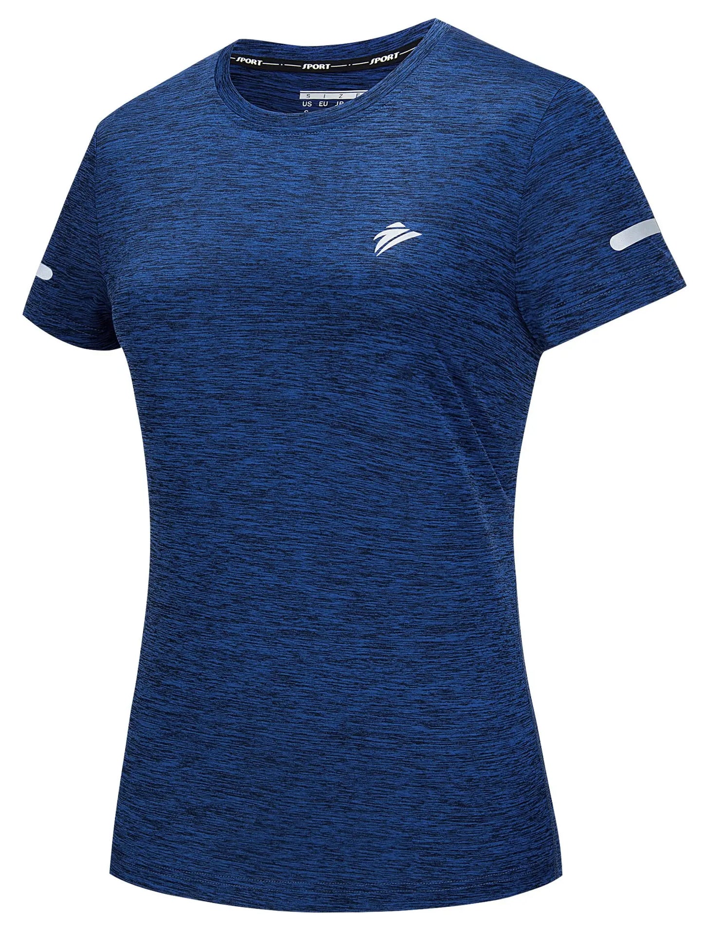 TACVASEN Elastic Moisture Wicking Summer T-shirts Women's Casual T-shirts Crew Neck Workout Running Shirts Sports Tee Gym Tops