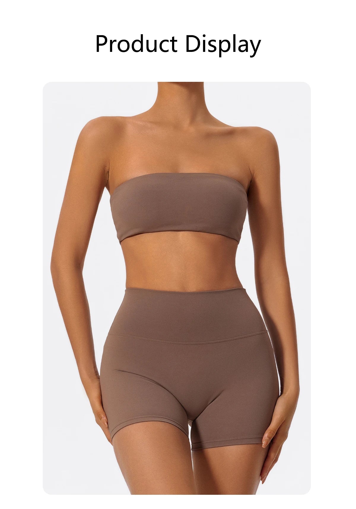 Strapless  Sports Bra Gym Top Women Quick-Drying Yoga Clothes Women Tube Top Fitness Chest Wrap Underwear Workout Bra Female