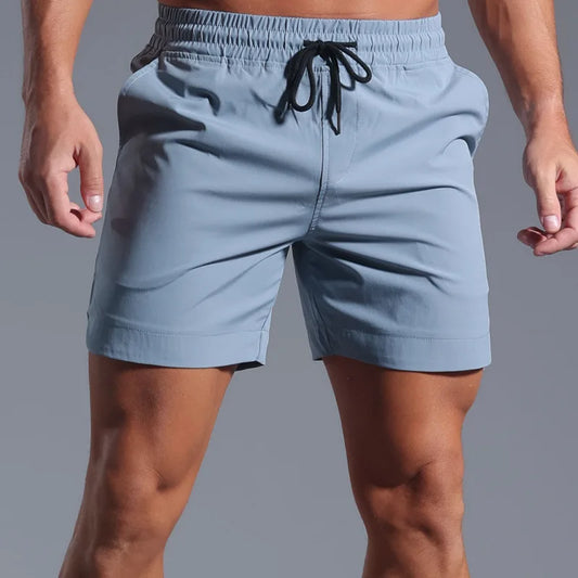 Summer Running Shorts Men Sportswear Elastic Quick Dry Workout Training Male Short Pants Clothing Gym Fitness Sport Shorts Men