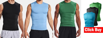 2025 Compression T Shirt Men Summer Sportswear Running T-shirt Elastic Quick Dry Sport Tops Tee Athletic Gym Workout Shirts Men