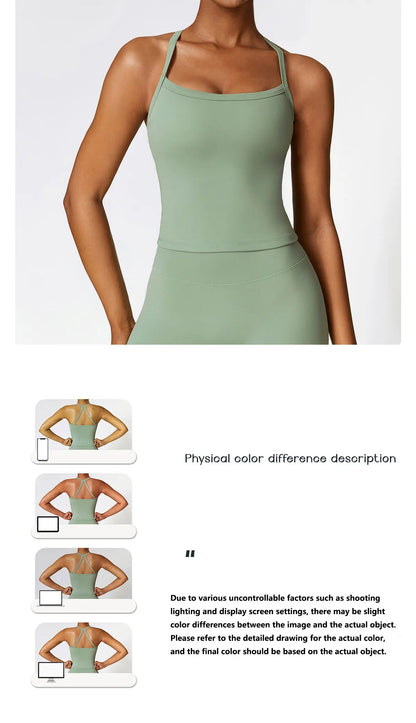 Women Cross Back Yoga Sports Bra Breathable Shock Proof Gym Workout Fitness Push up Top Yoga Running Active Sportswear Vest Bra