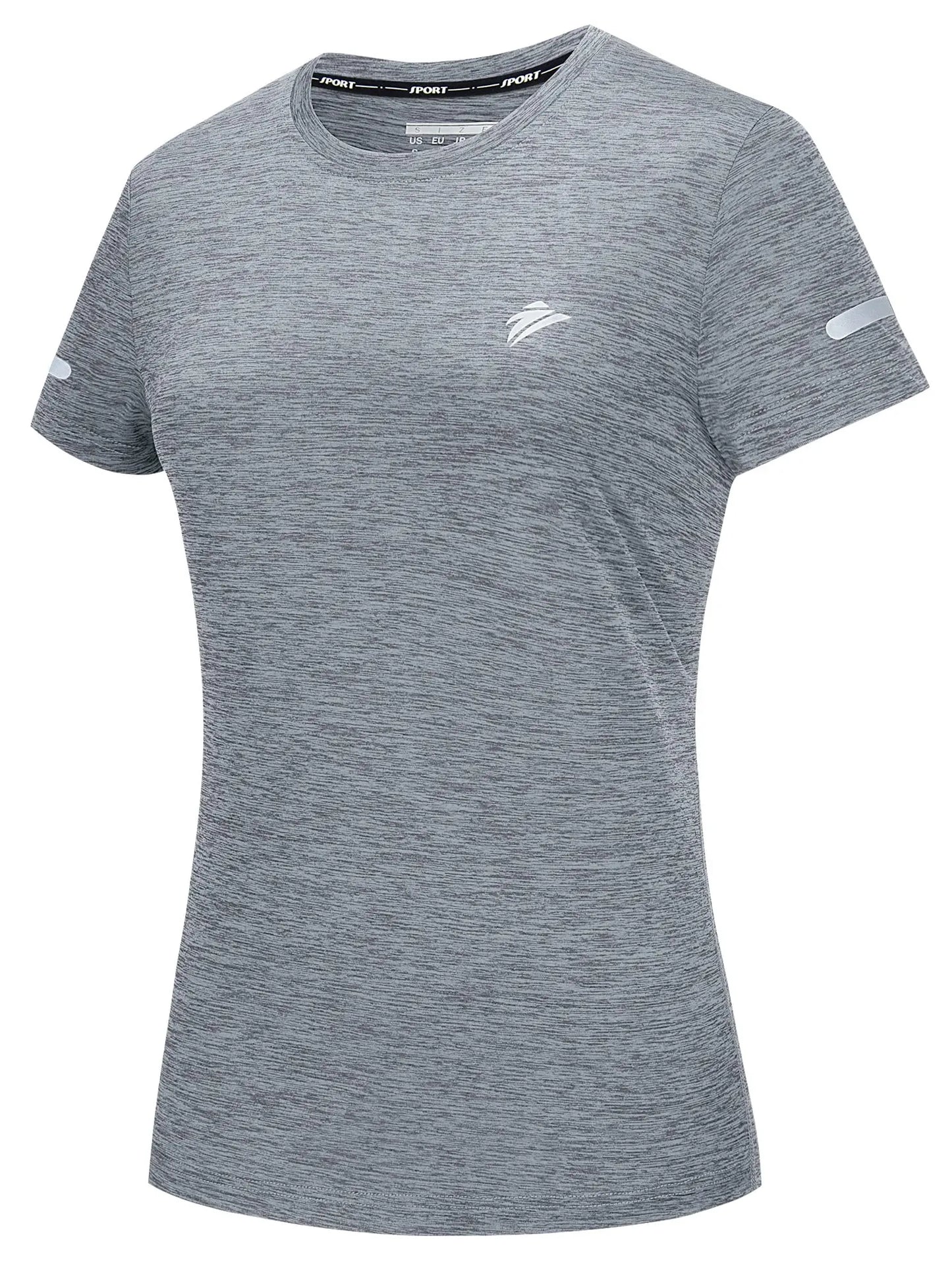 TACVASEN Elastic Moisture Wicking Summer T-shirts Women's Casual T-shirts Crew Neck Workout Running Shirts Sports Tee Gym Tops