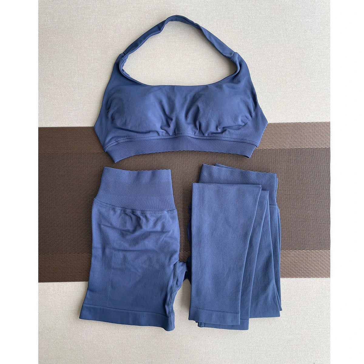 TKITK Leggings Women Seamless Sports Yoga Pants Low Ribbed Band Gym clothes Fitness Workout wear Scrunch Bum Tights