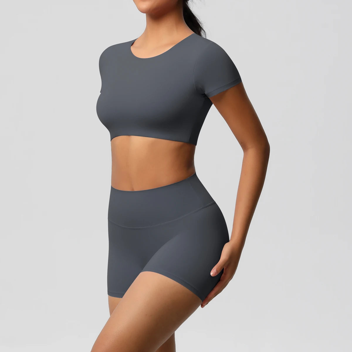 Workout Sportswear 2Pcs Piece Female Women Active Wear Sports Tank Top Women Gym Workout Leggins Booty Bum Leggins