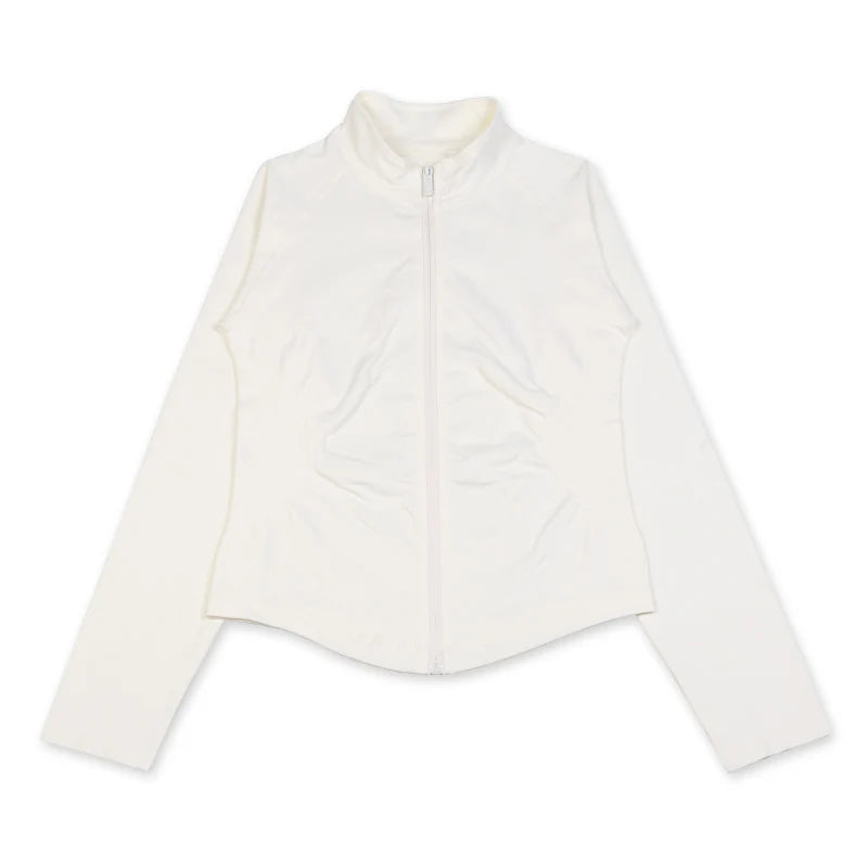 DF Dynamic Zippy Sport Jacket Coat Women Yoga Gym Workout Training Activewear Sweatshirt Tops Jogging Running Sportswear Clothes