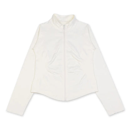 DF Dynamic Zippy Sport Jacket Coat Women Yoga Gym Workout Training Activewear Sweatshirt Tops Jogging Running Sportswear Clothes