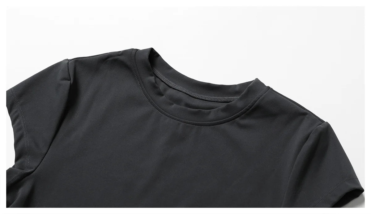 Sports T-shirt Women's Top Yoga Shirts Quick Dry Running Tops Tights Push Up Workout Gym Clothes Short Sleeve Fitness Sports Top