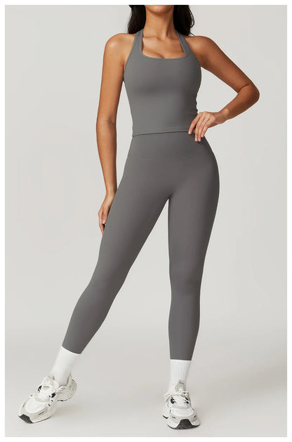 Hearuisavy Shockproof Yoga Vest Running Gym Tank Top Women Fitness Quick-Dry Workout Vest Female Sports Sleeveless Top Women