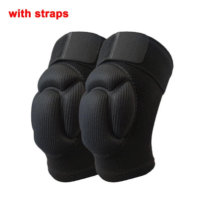 1Pair Thickened Protection Sports Kneepad Gym Support Fitness Gear Gear Basketball Brace Protector Male/Female Non Slip Pads