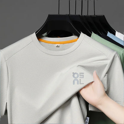 Designer Brand Men's Printed O-neck T-shirt Fashionable Casual Sports Short Sleeved Breathable Cool Luxurious Top Men's Clothing