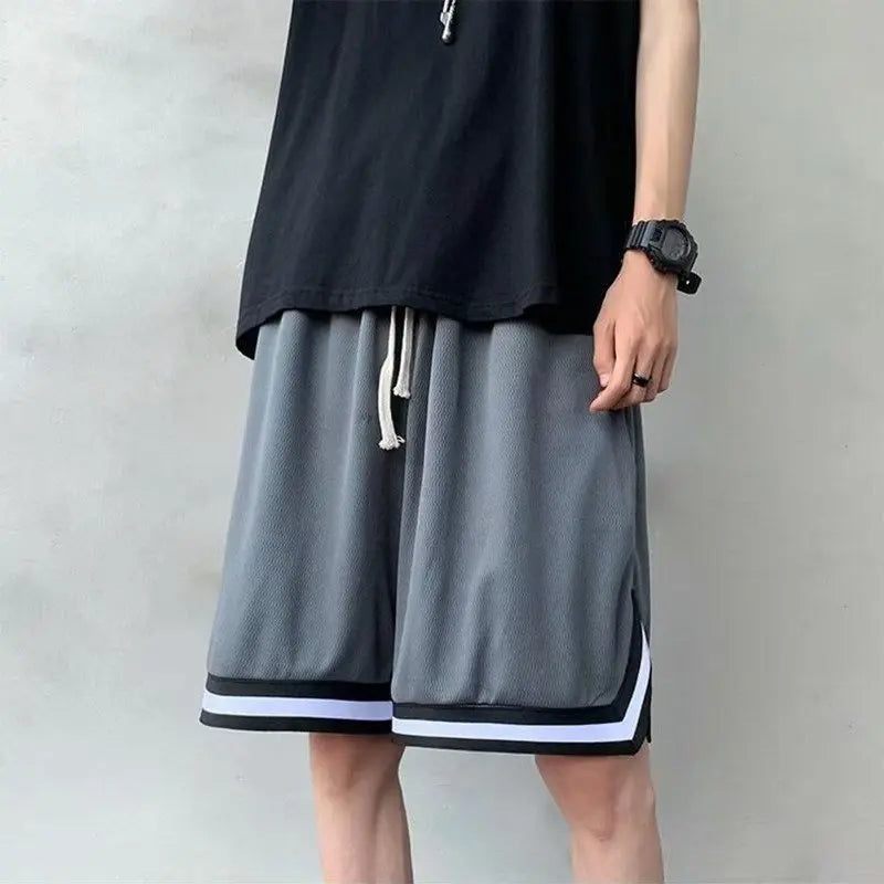 1pcs Summer Men's Sport Basketball Shorts Large Size Male Mesh Quick Dry Gym Shorts Fitness Joggers Casual Breathable Short Pant