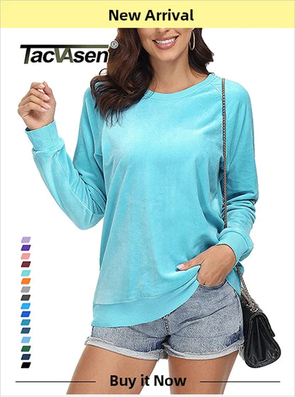 TACVASEN Elastic Moisture Wicking Summer T-shirts Women's Casual T-shirts Crew Neck Workout Running Shirts Sports Tee Gym Tops