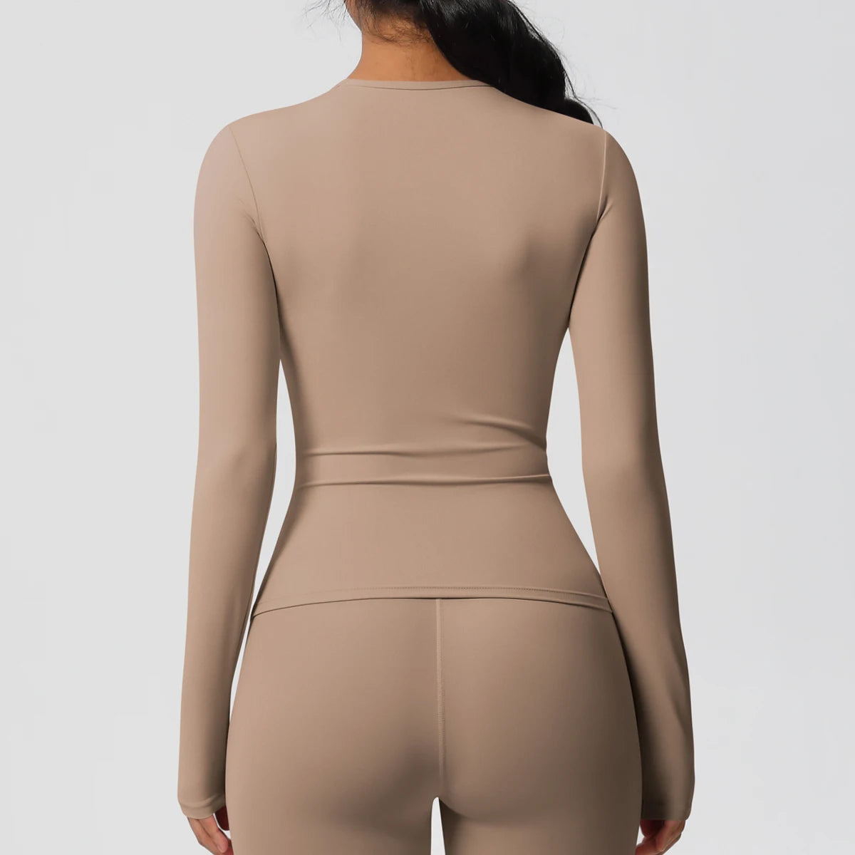 Long Sleeve Workout Top Gym Women Casual Outdoor Top  Workout Dry Fit Breathable High Elastic Sports Top Sports Long Sleeved