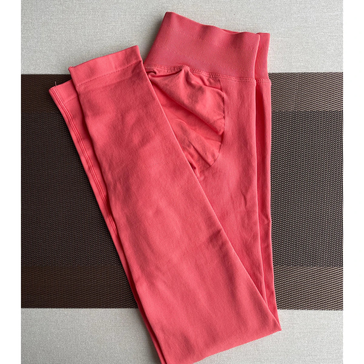 TKITK Leggings Women Seamless Sports Yoga Pants Low Ribbed Band Gym clothes Fitness Workout wear Scrunch Bum Tights