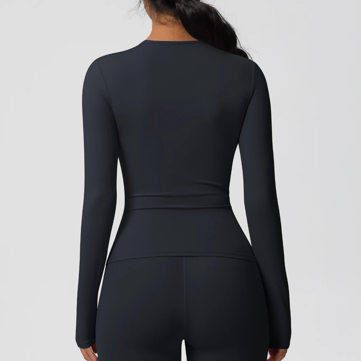 Long Sleeve Workout Top Gym Women Casual Outdoor Top  Workout Dry Fit Breathable High Elastic Sports Top Sports Long Sleeved