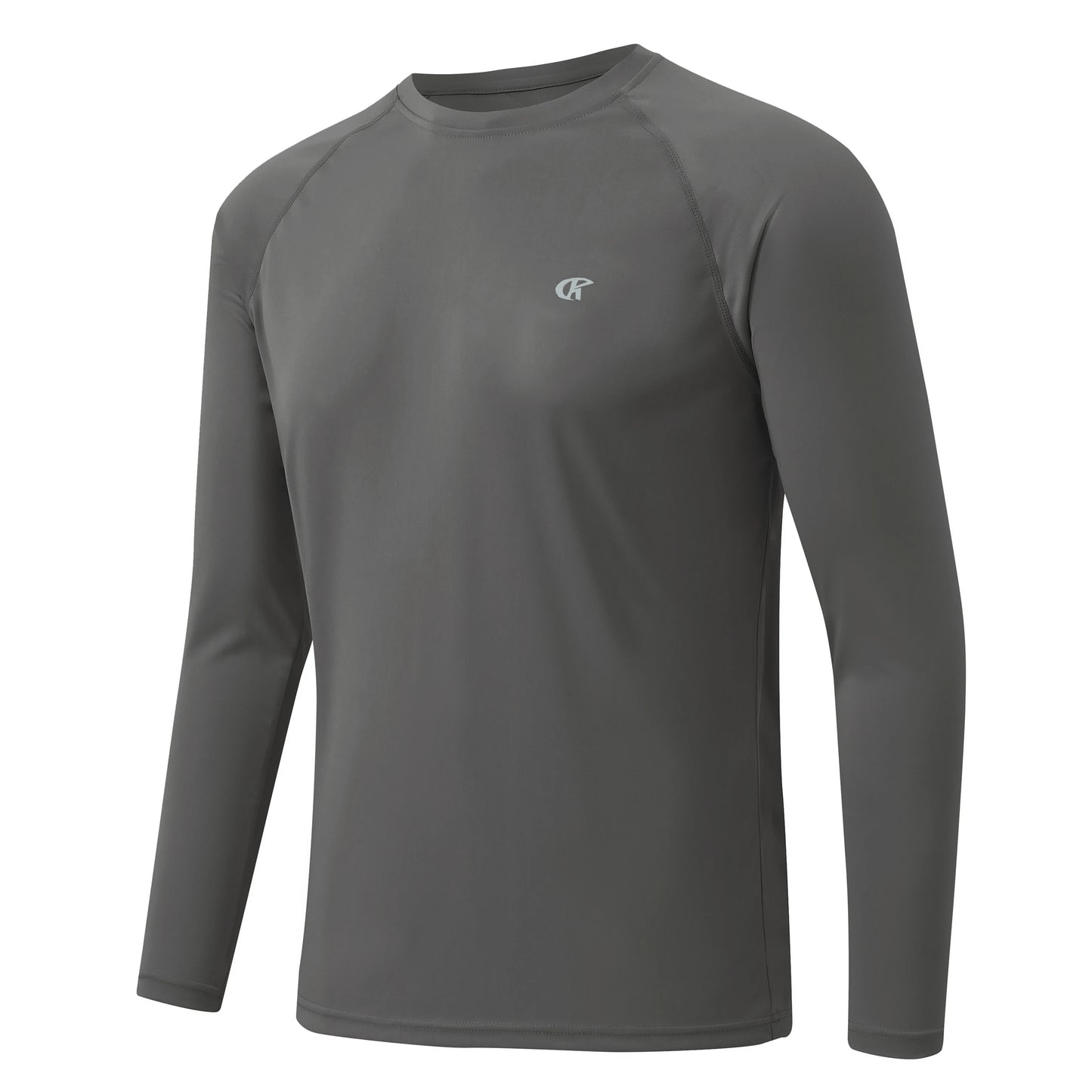 Men UPF 50+ Long Sleeve T-Shirt, Rash Guard Breathable Tops, Pullover Shirt for Sport Fishing Hiking Workout Outdoor Beach