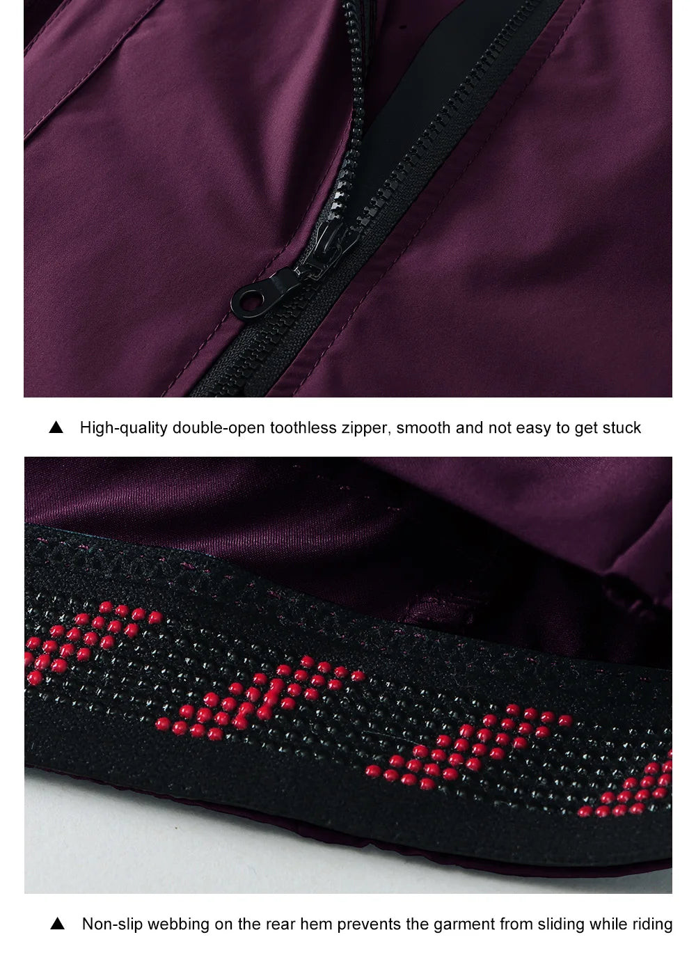 HISERWA Men Cycling Jacket Lightweight Breathable Anti-UV Cycling Windbreaker High Quality MTB Road Bike Jersey 2-Way Zipper