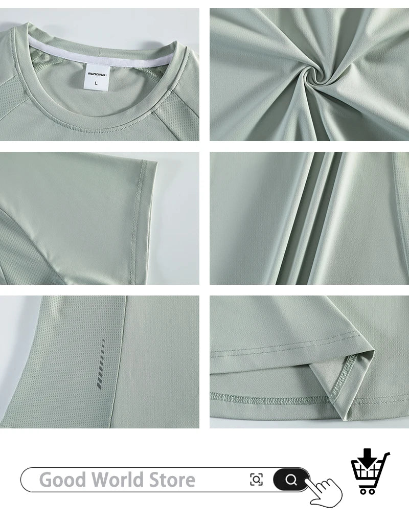 Summer Women's Quick Dry Running Sports T-Shirt Gym Fitness Training Wear for Tennis Golf Yoga Breathable Sportswear Top