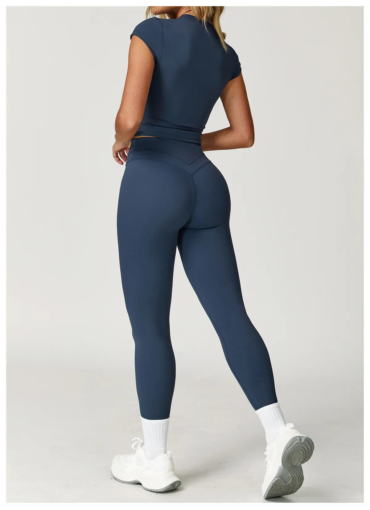 Sports T-shirt Women's Top Yoga Shirts Quick Dry Running Tops Tights Push Up Workout Gym Clothes Short Sleeve Fitness Sports Top