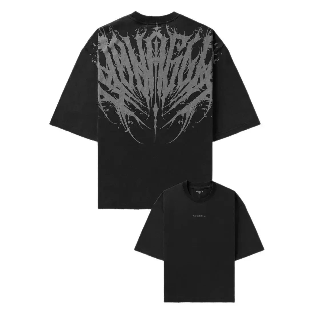 Loose Fit Men's T-Shirt American Trendy Brand Cotton Blend Short Sleeve Fitness Sporty Summer Casual Wear Dry Fast T-Shirt