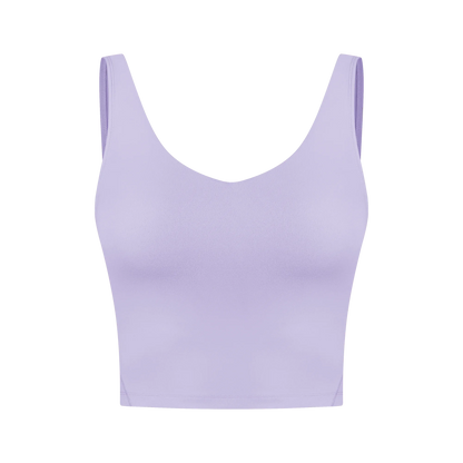 Sports Bra for Women Yoga Top Fixed Chest Pad Gym Vest Shock-proof Workout Tops Yoga Clothes U-shaped Back Fitness Crop Top