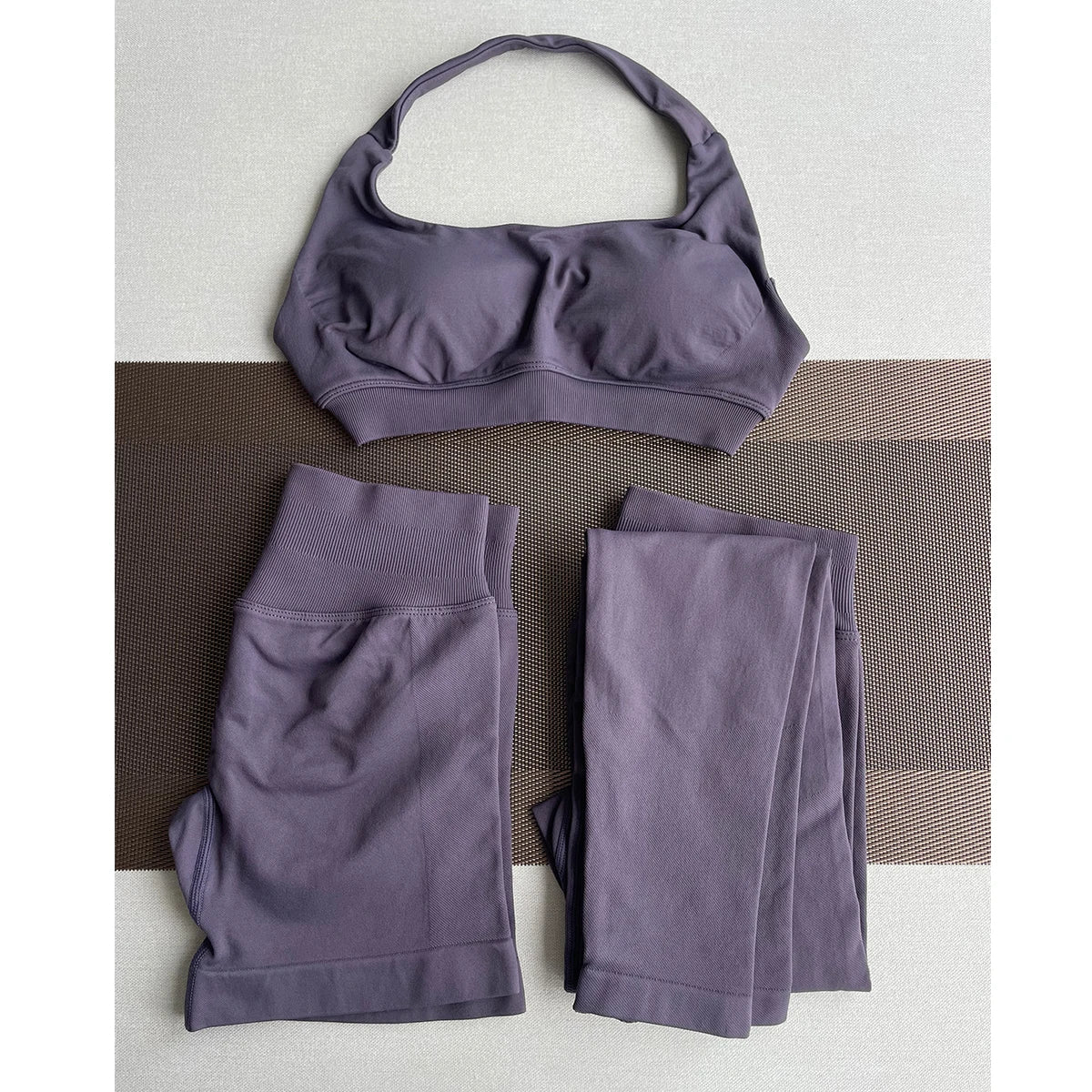 TKITK Leggings Women Seamless Sports Yoga Pants Low Ribbed Band Gym clothes Fitness Workout wear Scrunch Bum Tights