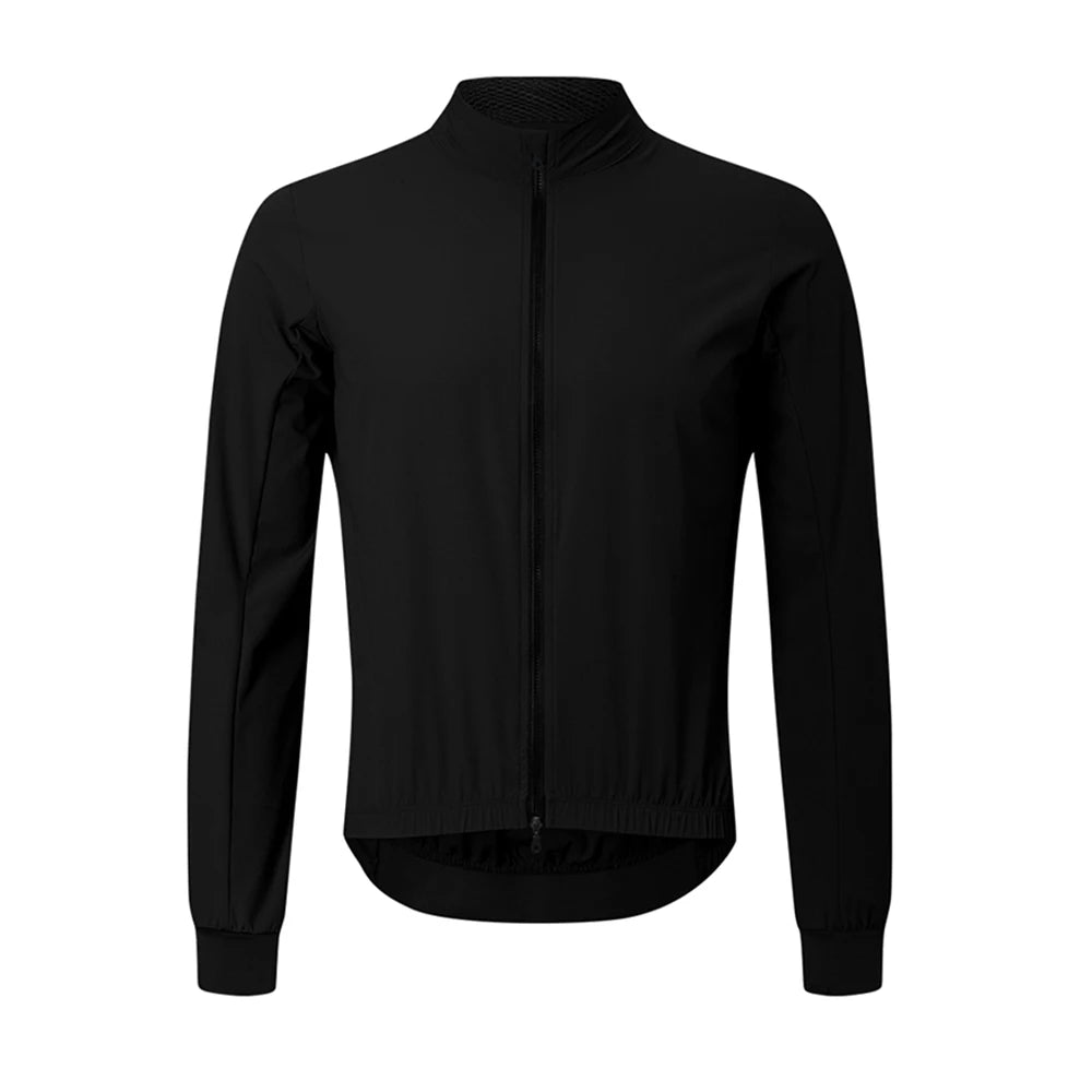 HISERWA Men Cycling Jacket Windproof Waterproof Lightweight Long Sleeve Mountain Bike Jacket Motorcycle Jacket Cycling Clothing